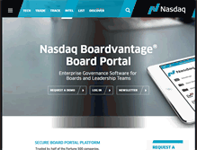 Tablet Screenshot of boardvantage.com